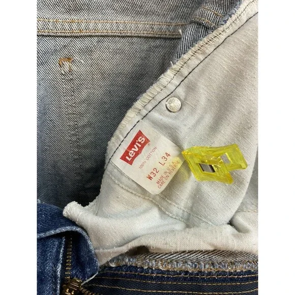 VTG Levi’s 517 Orange TabDenim Jeans Boot Cut Men 32X31.5Woman’s